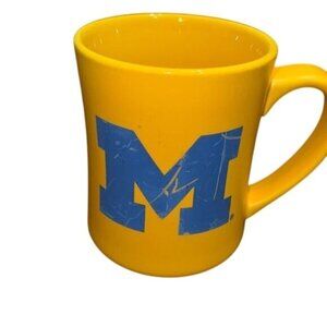 RFSJ University Of Michigan Yellow Mug 1988